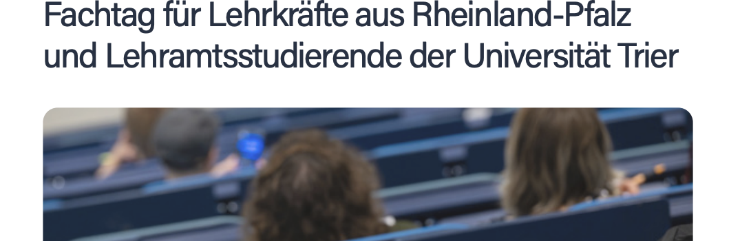 Fachtag zur Thematisierung von Antisemitismus im Schulunterricht an der Universität Trier